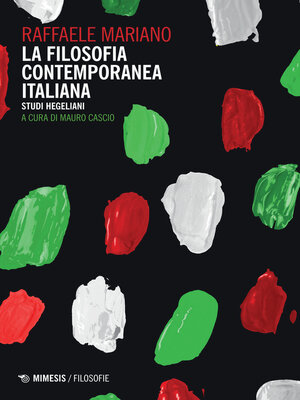 cover image of La filosofia contemporanea italiana